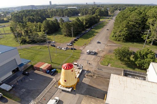 Launch Vehicle Stage Adapter for Artemis II Moved, Prepped for Shipment