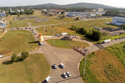 Launch Vehicle Stage Adapter for Artemis II Moved, Prepped for Shipment