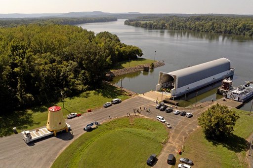 Launch Vehicle Stage Adapter for Artemis II Moved, Prepped for Shipment