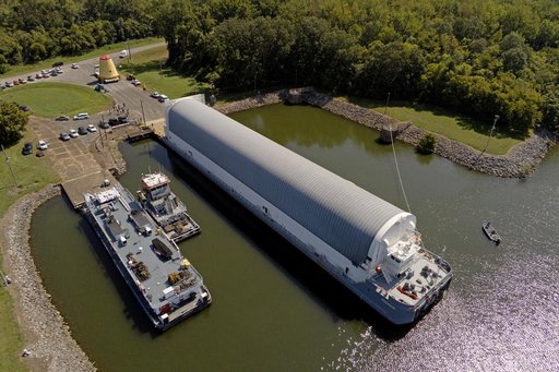 Launch Vehicle Stage Adapter for Artemis II Moved, Prepped for Shipment