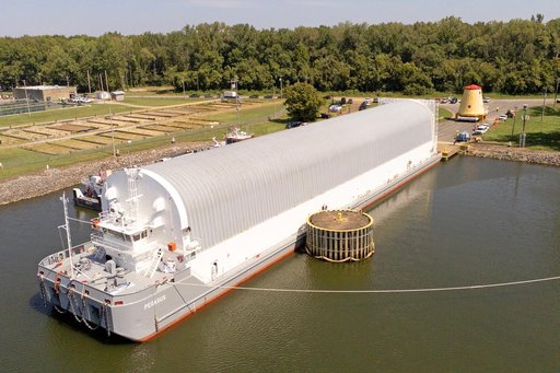 Launch Vehicle Stage Adapter for Artemis II Moved, Prepped for Shipment