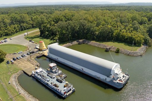Launch Vehicle Stage Adapter for Artemis II Moved, Prepped for Shipment