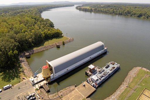 Launch Vehicle Stage Adapter for Artemis II Moved, Prepped for Shipment