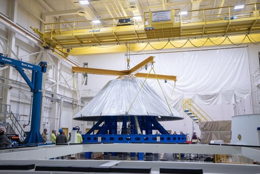 SLS Payload Adapter Manufactured, Prepared for Testing at NASA Marshall photo 2