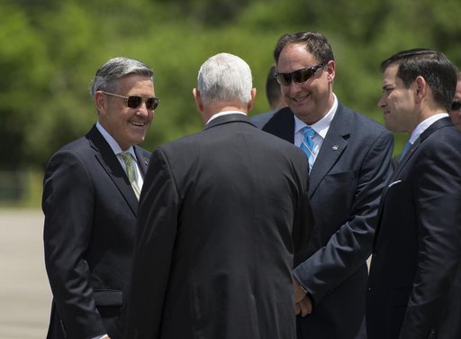 Vice President Mike Pence visits Kennedy Space Center