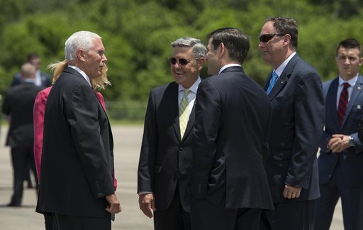 Vice President Mike Pence visits Kennedy Space Center
