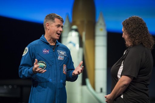 Astronaut Shane Kimbrough at Air and Space Museum