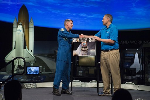 Astronaut Shane Kimbrough at Air and Space Museum