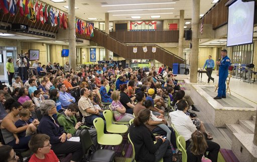 Astronaut Shane Kimbrough at Arlington Career Center