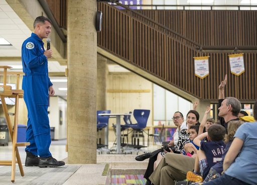 Astronaut Shane Kimbrough at Arlington Career Center