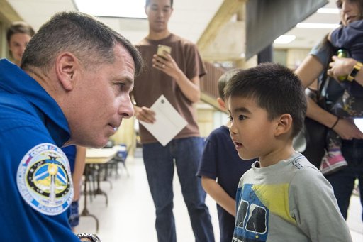 Astronaut Shane Kimbrough at Arlington Career Center