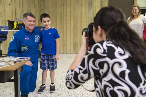 Astronaut Shane Kimbrough at Arlington Career Center