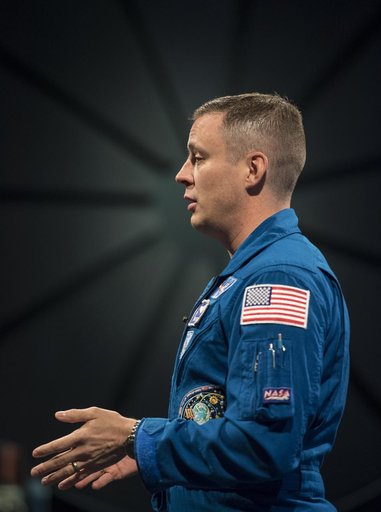 Astronaut Jack Fischer at Air and Space Museum