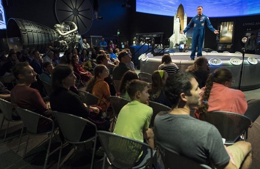 Astronaut Jack Fischer at Air and Space Museum