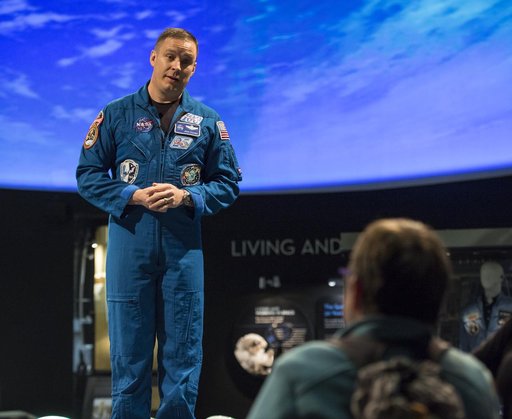 Astronaut Jack Fischer at Air and Space Museum