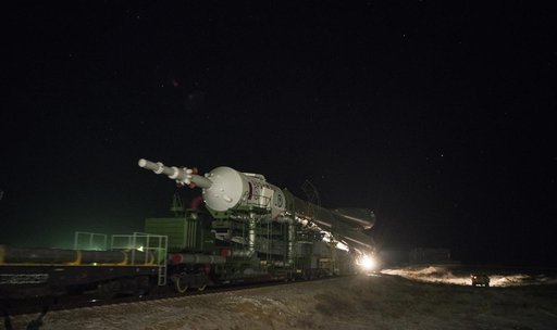 Expedition 54 Soyuz Rollout