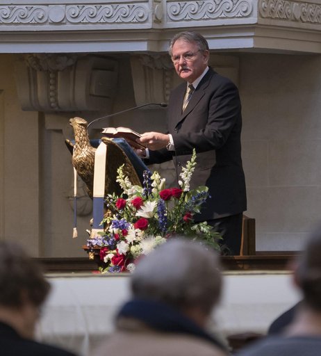 Bruce McCandless Funeral Service