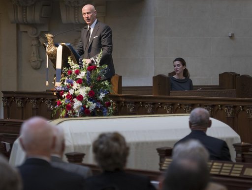 Bruce McCandless Funeral Service
