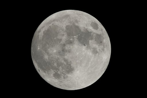 International Space Station Lunar Transit