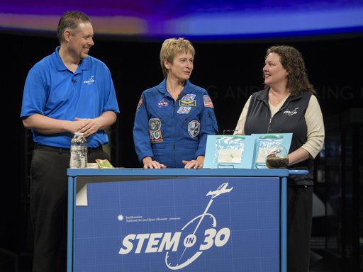 Astronaut Peggy Whitson at NASM