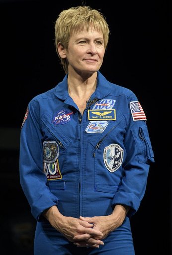 Astronaut Peggy Whitson at NASM