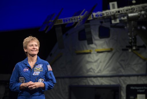 Astronaut Peggy Whitson at NASM