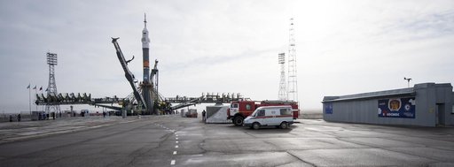 Expedition 55 Soyuz Rollout