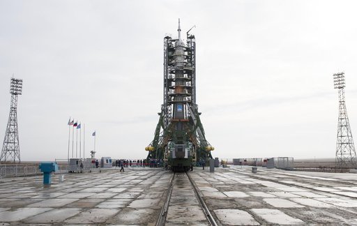 Expedition 55 Soyuz Rollout