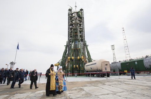 Expedition 55 Soyuz Blessing