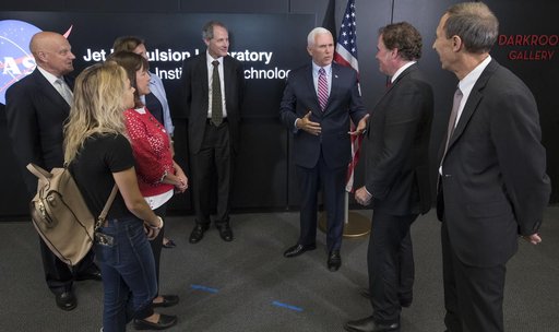 Vice President Pence Tours Jet Propulsion Laboratory