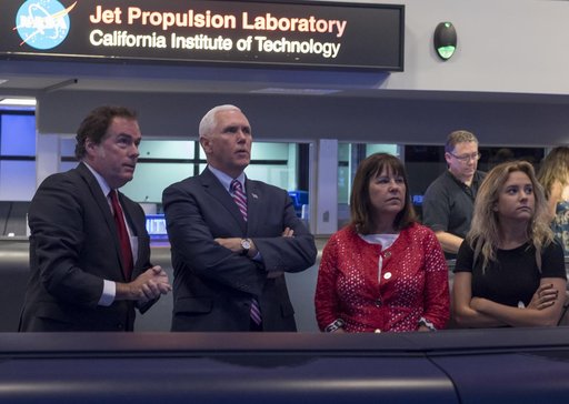 Vice President Pence Tours Jet Propulsion Laboratory