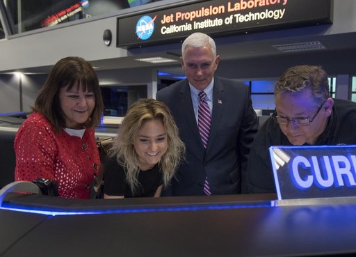Vice President Pence Tours Jet Propulsion Laboratory