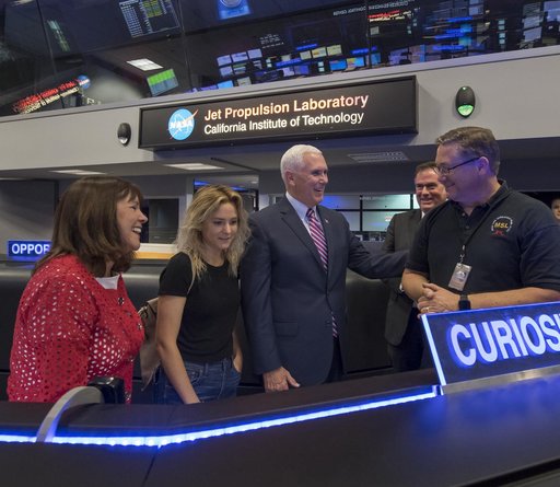 Vice President Pence Tours Jet Propulsion Laboratory