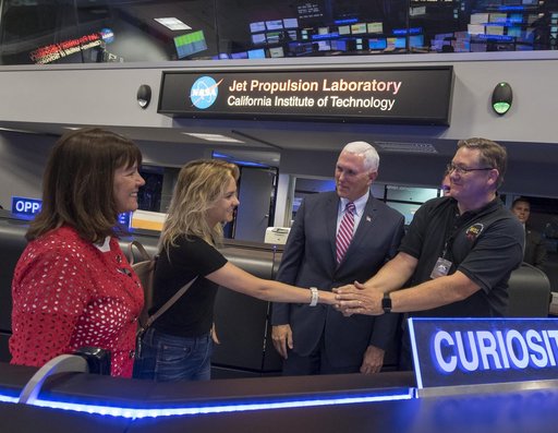 Vice President Pence Tours Jet Propulsion Laboratory