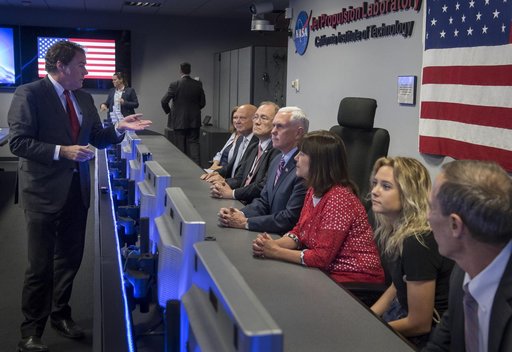 Vice President Pence Tours Jet Propulsion Laboratory