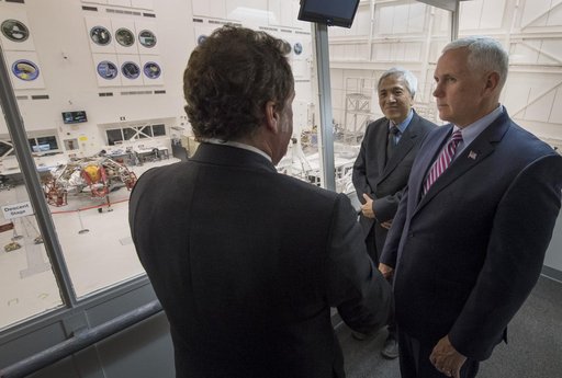 Vice President Pence Tours Jet Propulsion Laboratory