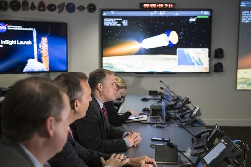 NASA Administrator Watches InSight Launch