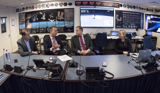 NASA Administrator Watches InSight Launch