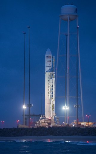 Orbital ATK CRS-9 on the Pad