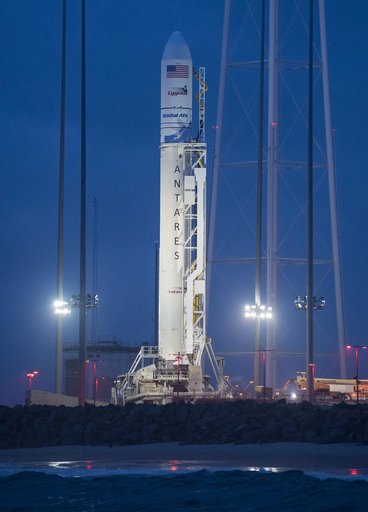 Orbital ATK CRS-9 on the Pad