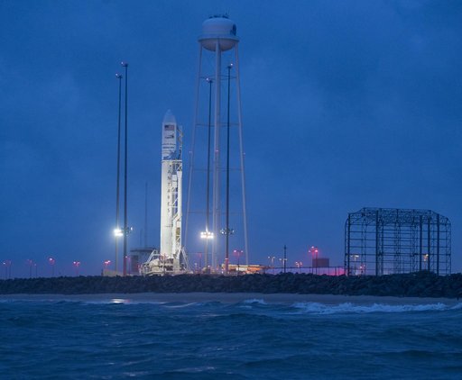 Orbital ATK CRS-9 on the Pad