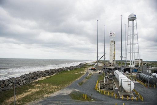 Orbital ATK CRS-9 on the Pad