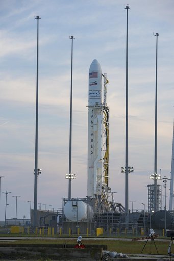 Orbital ATK CRS-9 on the Pad