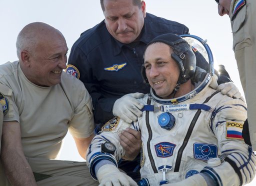 Expedition 55 Soyuz MS-07 Landing