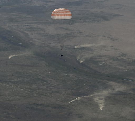 Expedition 55 Soyuz MS-07 Landing