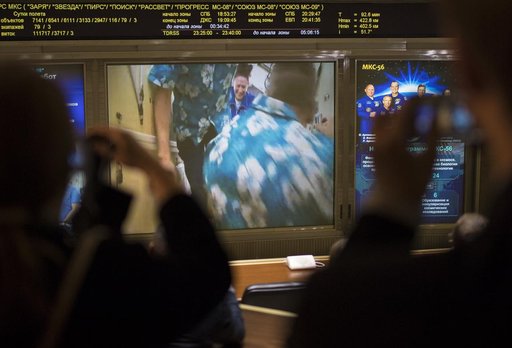 Expedition 56 Soyuz Docking
