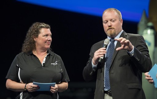 Astronaut Serena Auñon-Chancellor  at Air and Space Museum