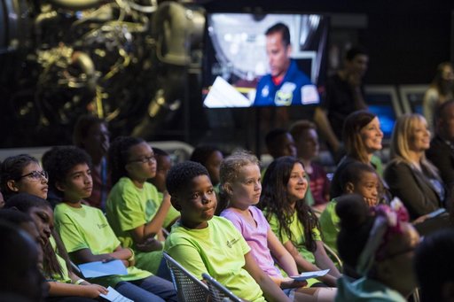 Astronaut Serena Auñon-Chancellor  at Air and Space Museum