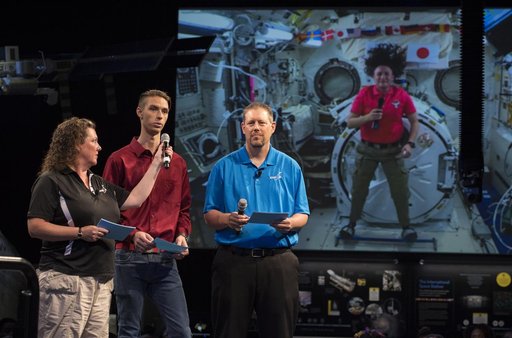 Astronaut Serena Auñon-Chancellor  at Air and Space Museum