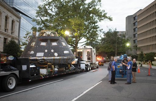 Orion Arrival at White House Complex
